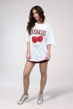 Cherry Top in White - Image 