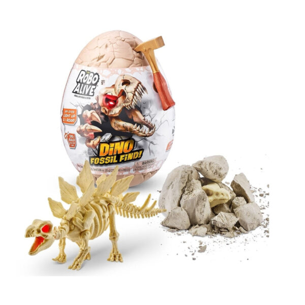 Robo Alive Mini Dino Fossil Find Egg