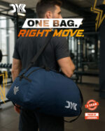 BYK Navy Blue Gym Bag - Image 
