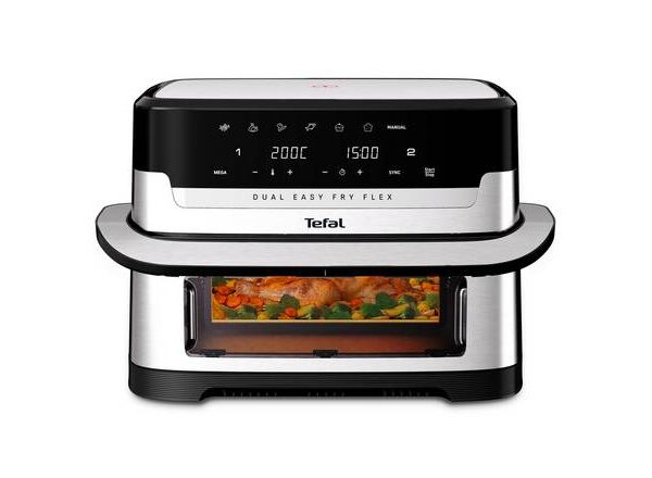 9L Flex Drawer Dual Air Fryer Silver