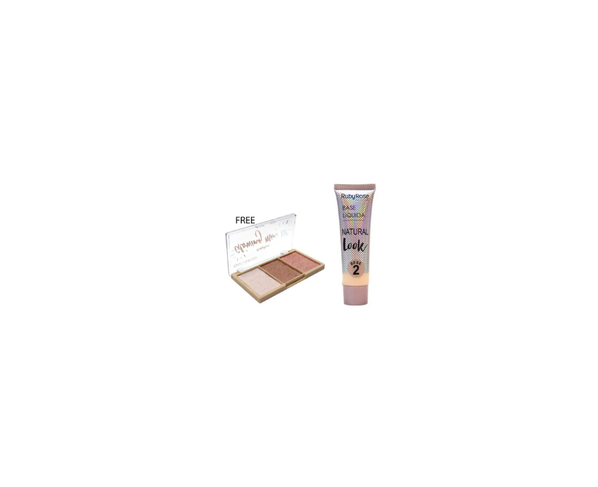 780 Natural Look foundation With Gift Ruby Rose - Image 1