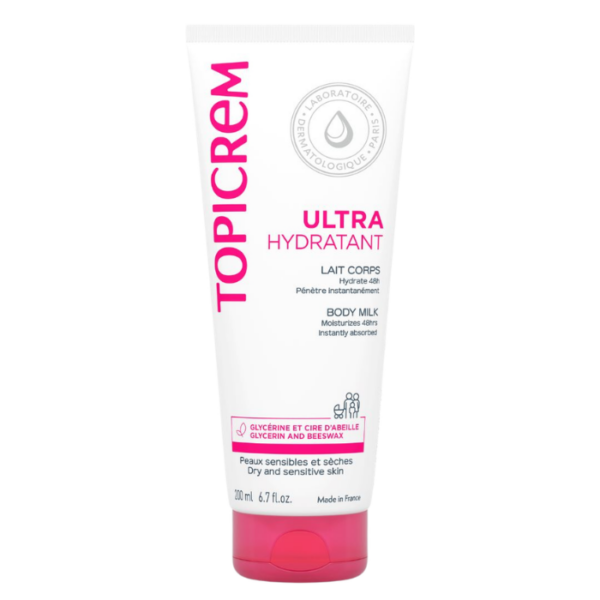 Topicrem Ultra Moisturizing Body Milk For All Skin Types