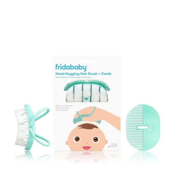 Infant Head-Hugging Baby Hairbrush and Comb Set