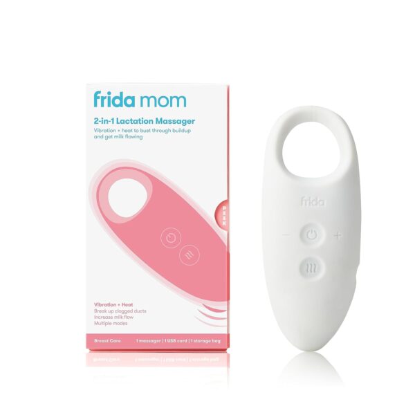 2-in-1 Lactation Massager, Multiple Modes of Heat + Vibration for Clogged Milk Ducts