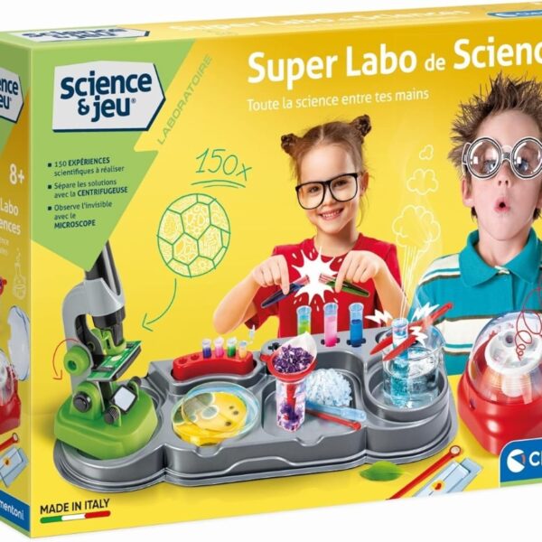 Clementoni Science & Play - Super Science Lab French