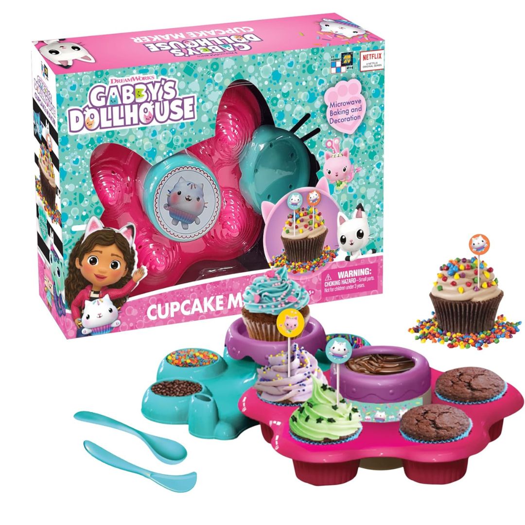 81ELELLEkcL._AC_SL1500 Gabby's Dollhouse Cupcake Maker