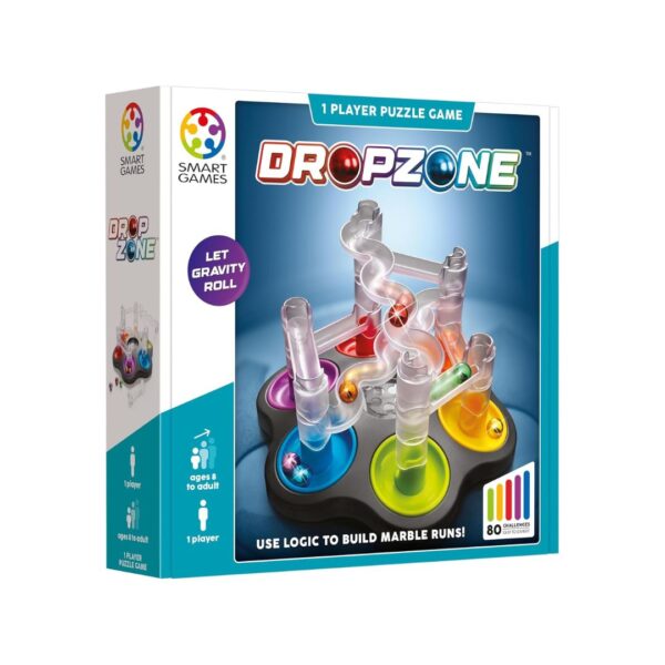 Smart Games Drop zone Marble Run Logic Puzzle