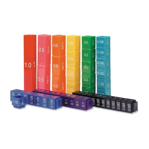 Learning Resources Fraction Tower Equivalency Cubes