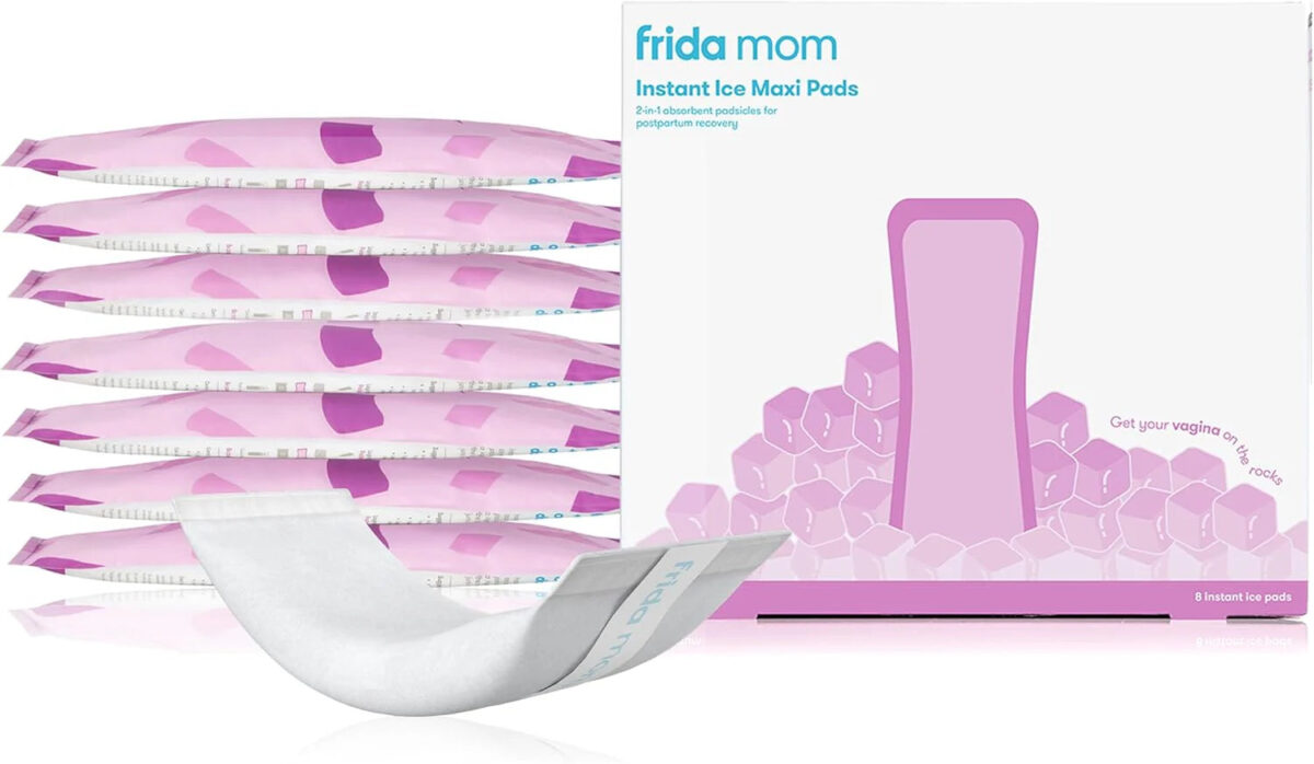 851877006684_63b672e5-cbe2-4fef-a73e-65251bc04fdc 2-in-1 Postpartum Pads, Absorbent Perineal Ice Maxi Pads