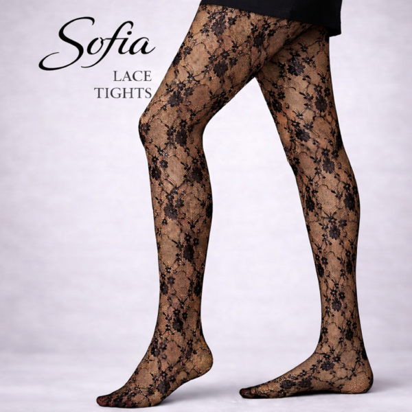 A A. Sofia Lace Tights