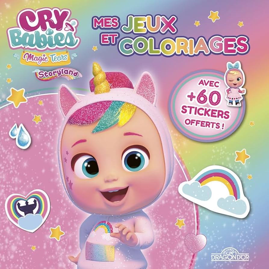 9782821214842 Cry Babies - Mes jeux et coloriages