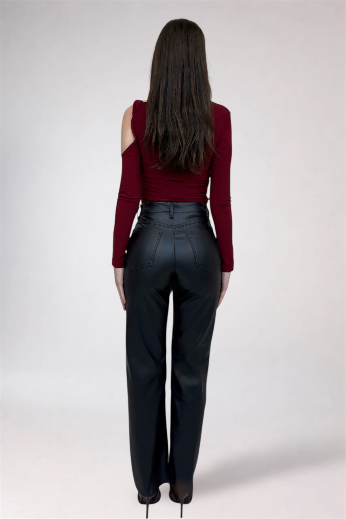 Leather Pants in Black - Image 