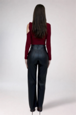 Leather Pants in Black - Image 