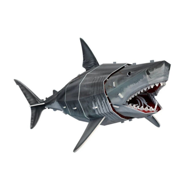 Cubic Fun National Geographic 3D Puzzle Great White Shark (78 Pieces)