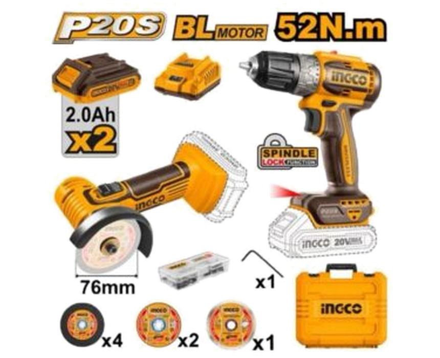 Drill_Cut_Off_Combo_INGCO_860x700 Drill Cut Off Kit INGCO - Image 1