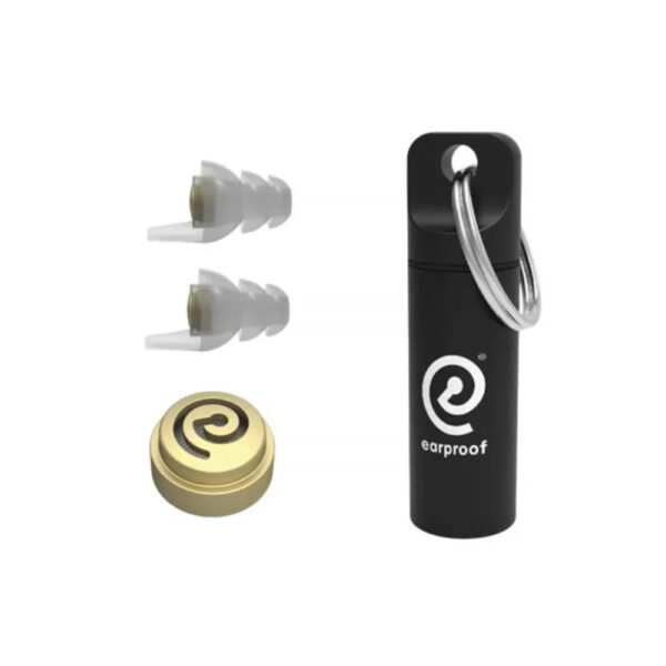 Earproof Pro Gold Earplugs 25 dB with Container
