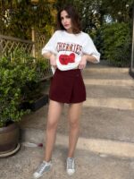 Cherry Top in White - Image 