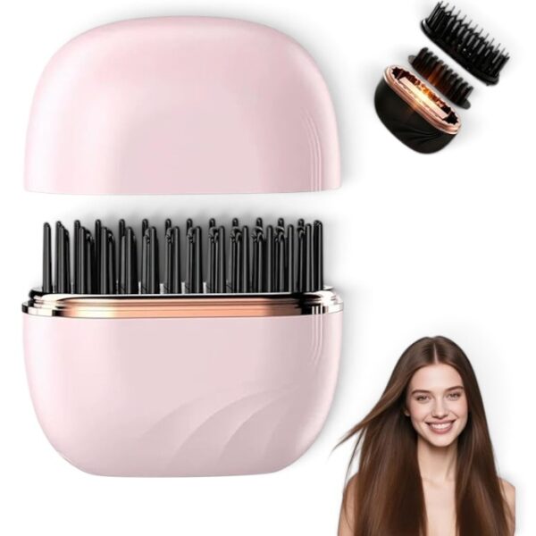 Wireless Hair Straightening Curling Comb