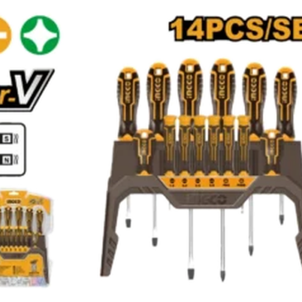Screwdriver Set INGCO 14 Piece