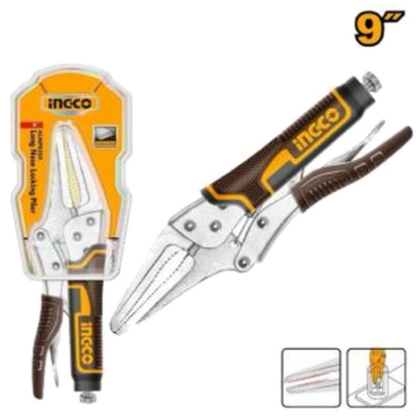 Long Nose Locking Pliers INGCO