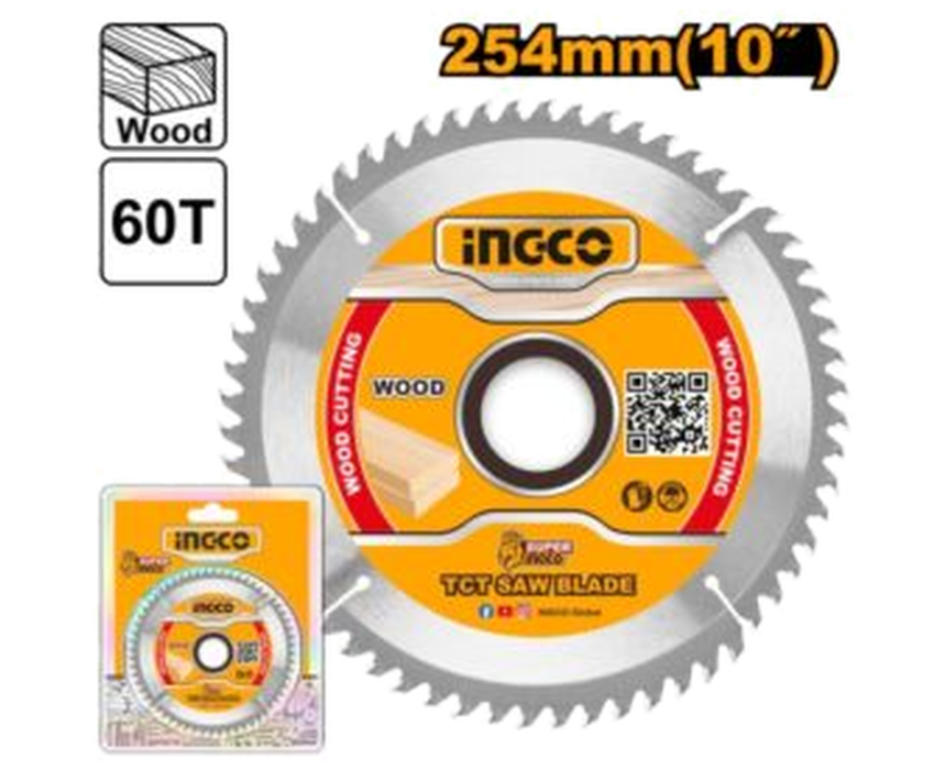 INGCO_TCT_Saw_Blade_860x700 TCT Saw Blade Wood Cutting INGCO 60T - Image 1