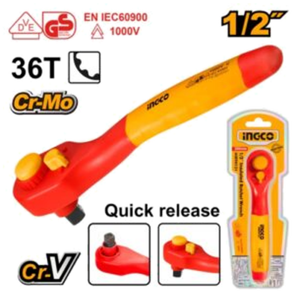 Insulated Ratchet Wrench INGCO Half Inch