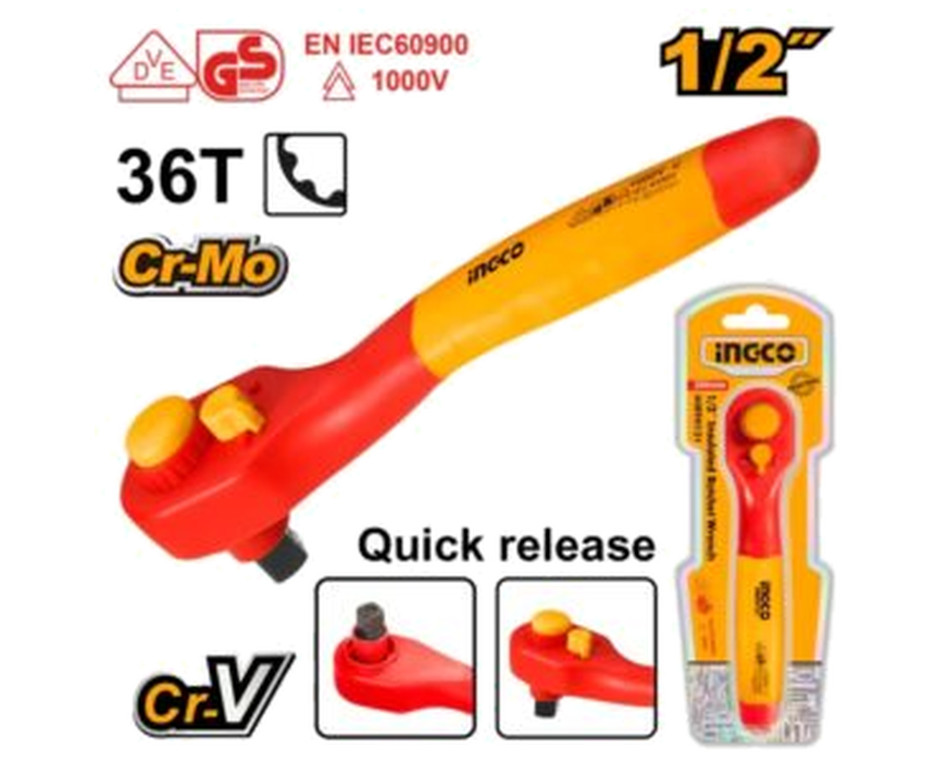 Insulated_Ratchet_Wrench_INGCO_Half_Inch_860x700 Insulated Ratchet Wrench INGCO Half Inch - Image 1