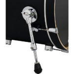 PDP Concept Maple 5-Piece Shell Pack 22", Satin Black, Chrome Hardware - Image 