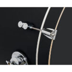 PDP Concept Maple 5-Piece Shell Pack 22", Satin Black, Chrome Hardware - Image 