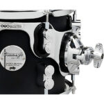 PDP Concept Maple 5-Piece Shell Pack 22", Satin Black, Chrome Hardware - Image 
