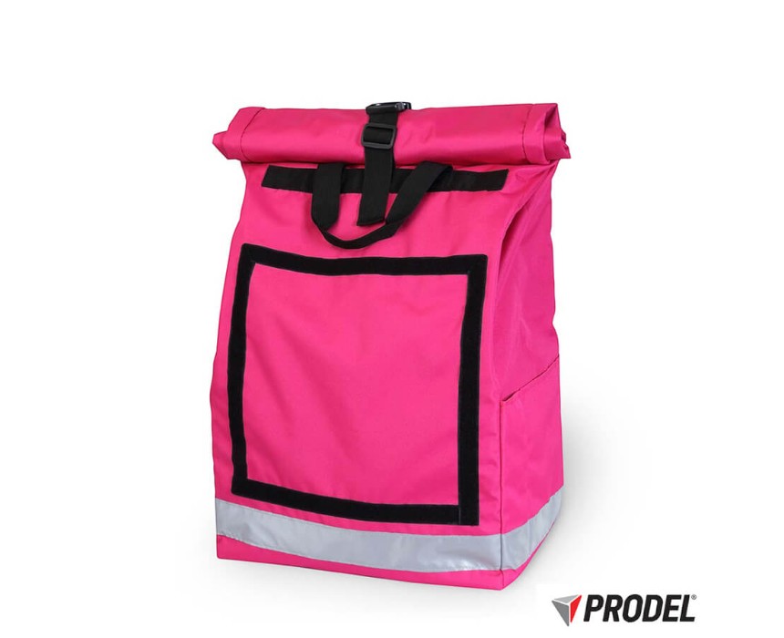 Messenger-pink-resized-front-Main-1.jpg PRODEL Rolltop Hiking Lightweight Backpack - Pink - Image 1