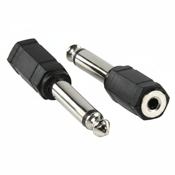 3.5mm Female to 6.35mm Male Stereo Audio Adapter