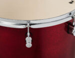 PDP Concept Maple 5-Piece Shell Pack 22", Red-to-Black Fade, Chrome Hardware - Image 