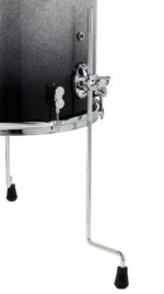 PDP Concept Maple 5-Piece Shell Pack 22", Silver-to-Black Fade, Chrome Hardware - Image 