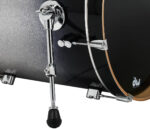 PDP Concept Maple 5-Piece Shell Pack 22", Silver-to-Black Fade, Chrome Hardware - Image 