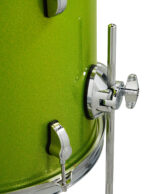 PDP New Yorker 4-Piece Shell Pack 16", Electric Green Sparkle, Chrome Hardware - Image 