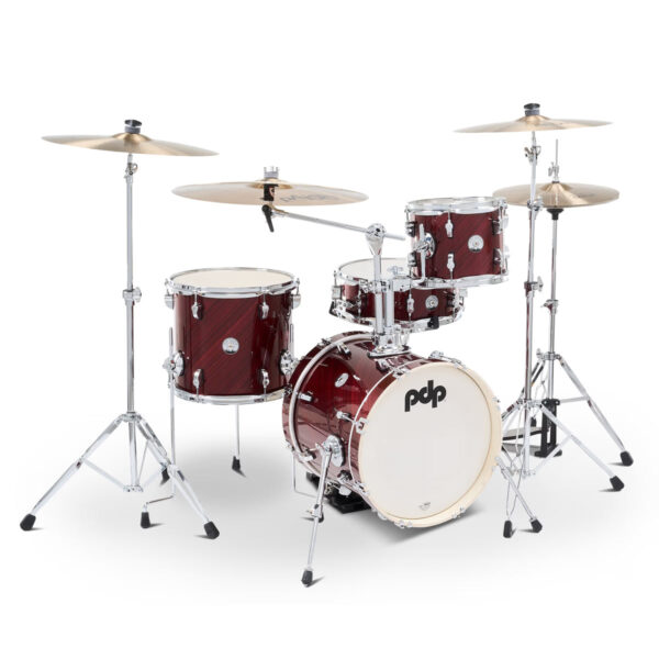 PDP New Yorker 4-Piece Shell Pack 16", Twisted Cherry, Chrome Hardware