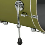 PDP Concept Maple Bop Kit 18", Satin Olive, Chrome Hardware - Image 