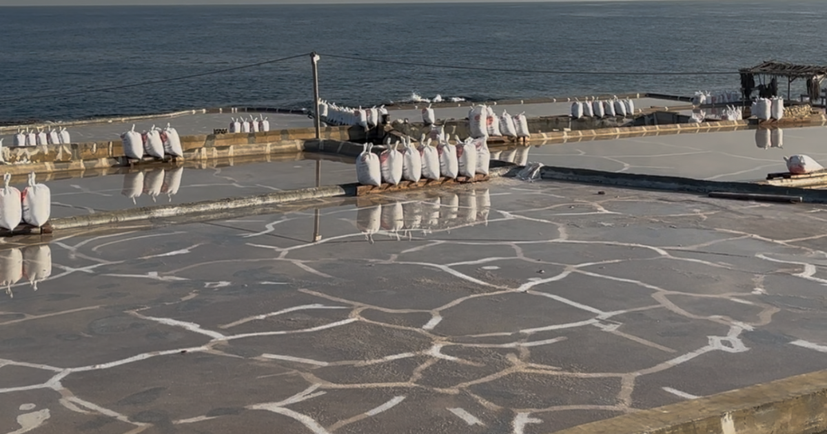 Traditional salt-making ponds in Anfeh