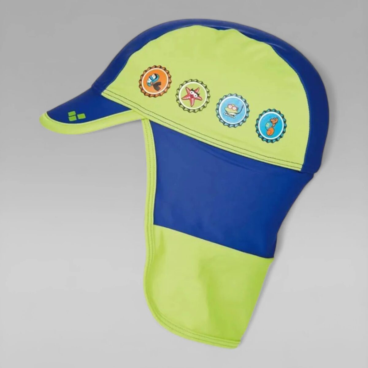 Arena Kids UV Sahara Swim Cap Water Tribe Crown 2-5 Yo - Image 1