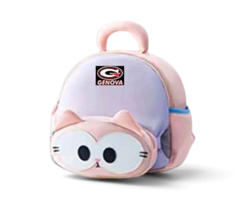 Plush-Cartoon-Daypack-Pink-1.jpg Plush Cartoon Daypack Pink - Image 1