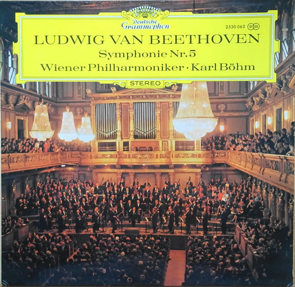 Beethoven Symphonie Nr 5 Karl Böhm Wiener Philharmoniker 12" Vinyl