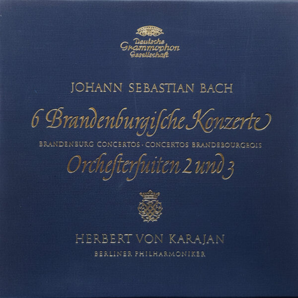 Bach 6 Brandenburg Concertos Karajan & Berlin Philharmonic 3×12" Vinyl