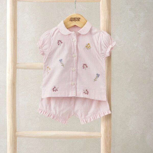 Embroidered Woven Pyjamas