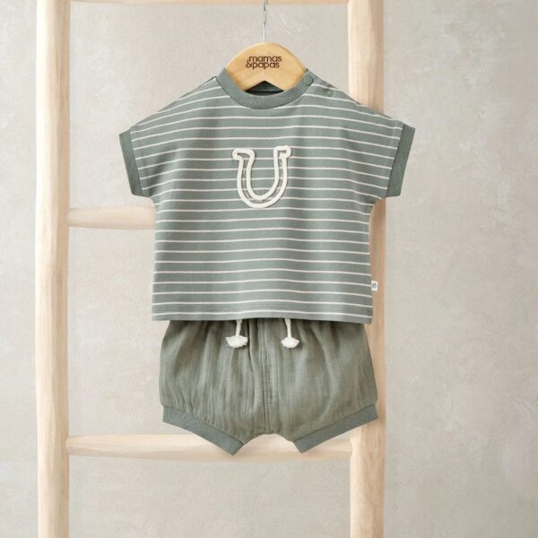 Horseshoe T-Shirt & Shorts Outfit Set