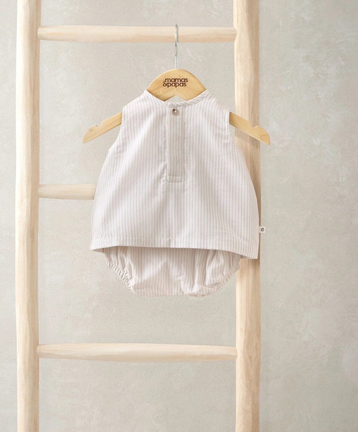 Stripe Sleeveless Top & Linen Shorts