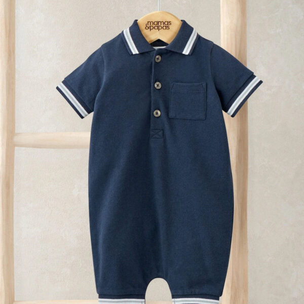 Jersey Polo Romper