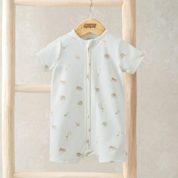 Safari All Over Print Shortie Romper