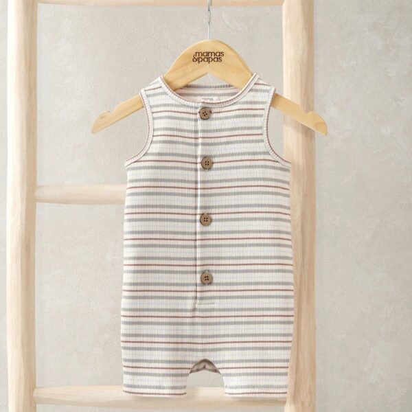 Ribbed Shortie Romper
