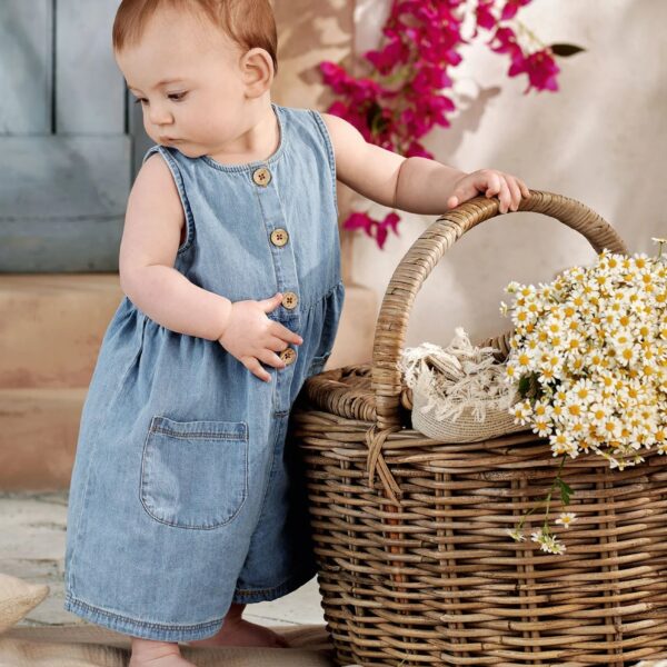Chambray Romper